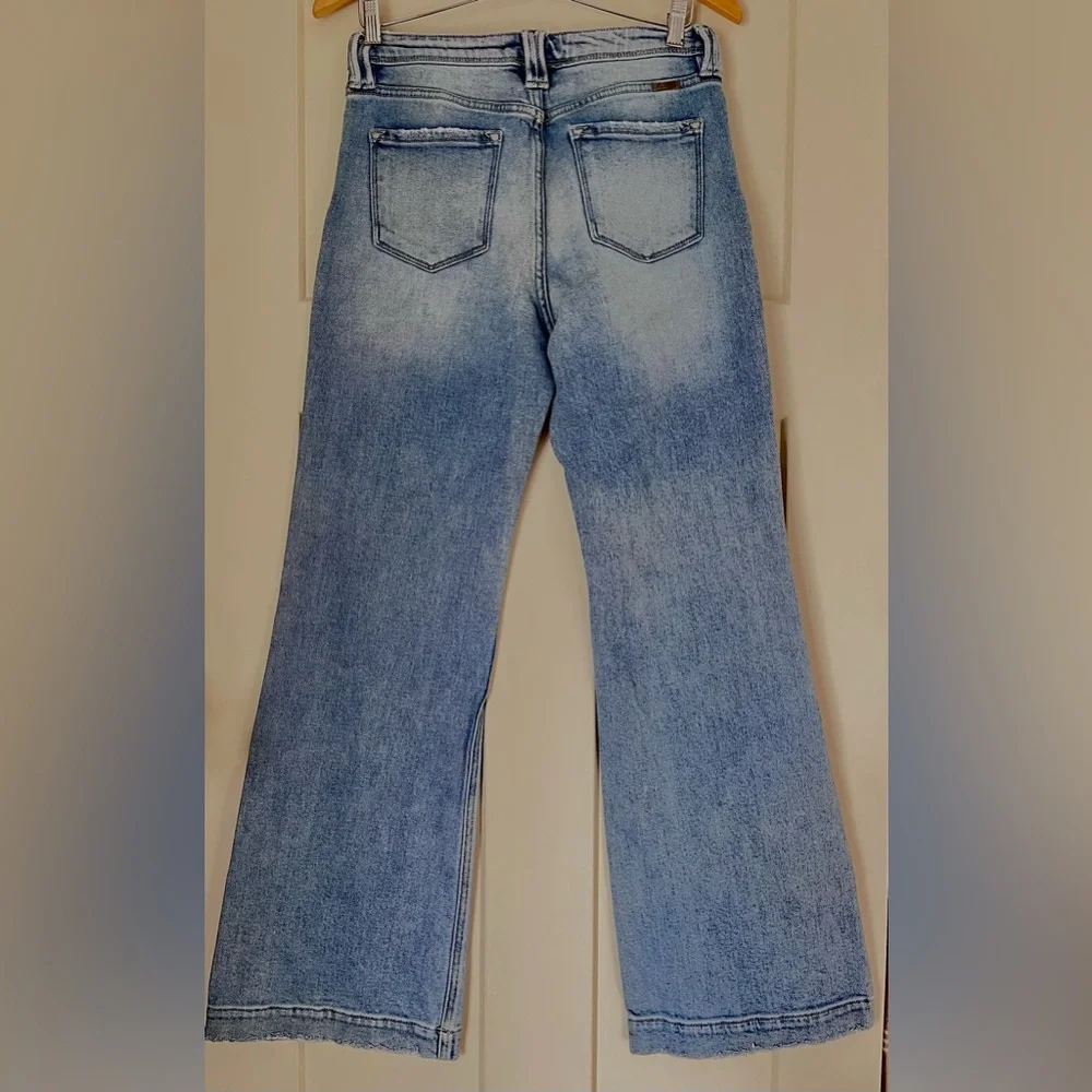 KanCan medium wash Blue wide leg Jeans - Picture 6 of 8